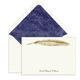 Elegant Note Cards with Engraved Feather Image 1 of 3